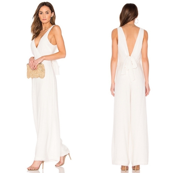 Winona Australia Clara Bow Jumpsuit Textured White 4 - Picture 6 of 15